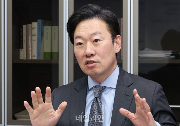 국민의힘 서울시장 후보 경선에 나선 박수민 국민의힘 의원이 9일 오후 서울 여의도 국회 의원회관에서 데일리안과 인터뷰를 하고 있다. ⓒ데일리안 홍금표 기자