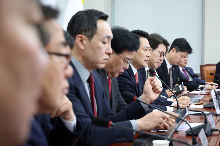 국민의힘 최고위원회의ⓒ뉴시스