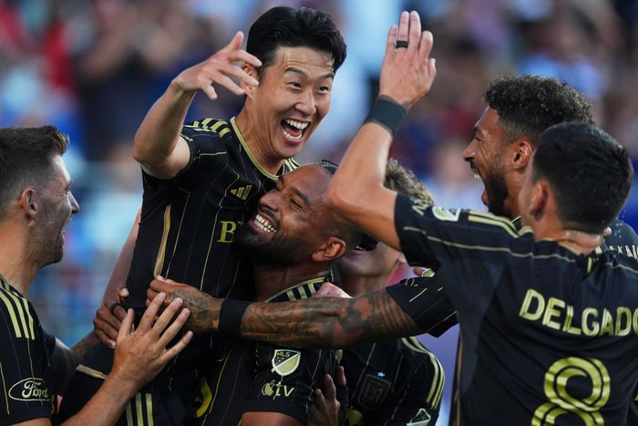 LAFC의 대승을 견인한 손흥민. ⓒ AP=뉴시스