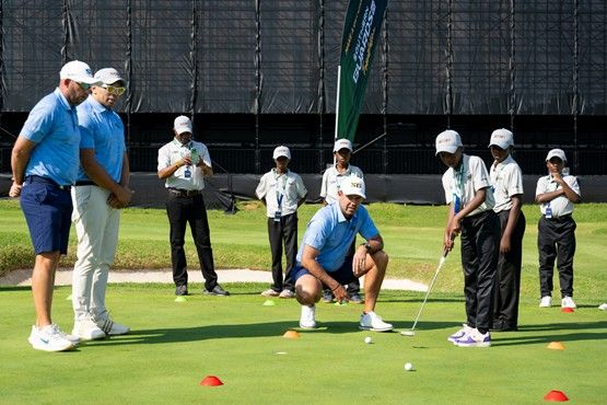 LIV 골프 남아공에서 진행된 서던 가드 GC 유스 클리닉. ⓒ LIV 골프