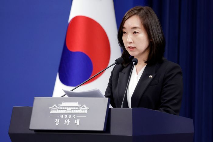 전은수 청와대 대변인. ⓒ뉴시스