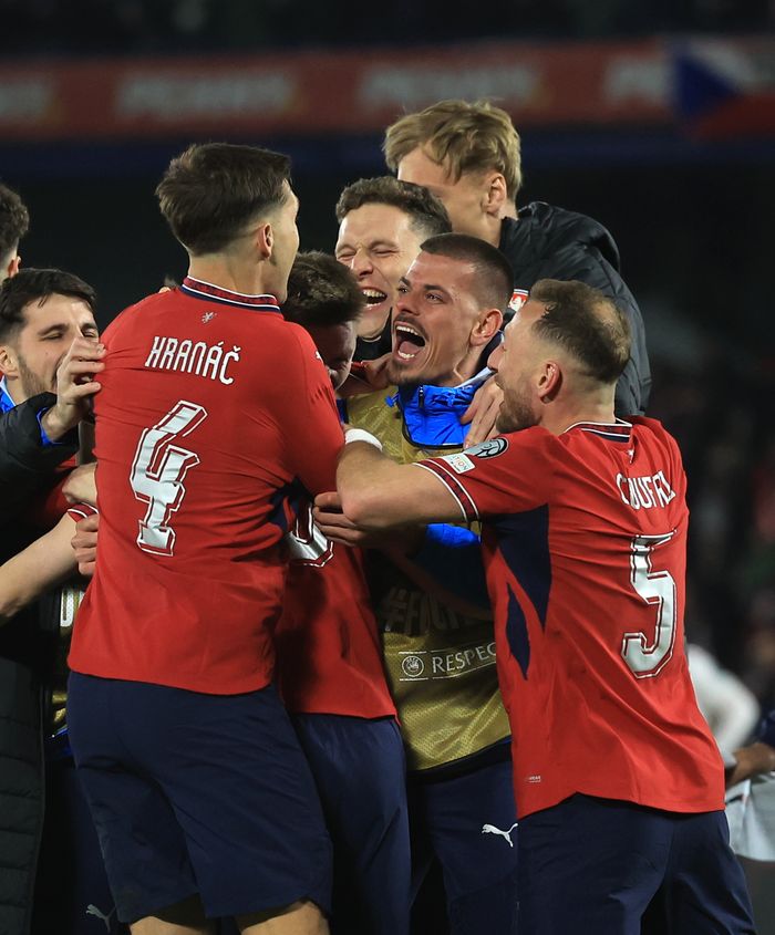 20년 만에 월드컵 본선에 진출한 체코. ⓒ EPA=연합뉴스