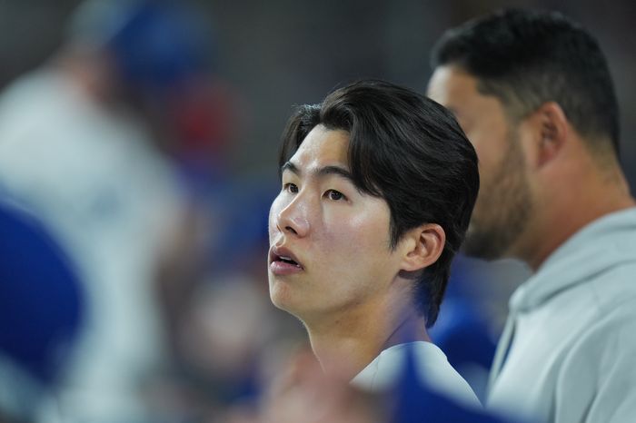 시즌 첫 홈런포를 가동한 김혜성. ⓒ AP=뉴시스