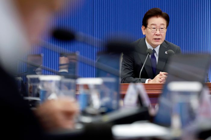 이재명 대통령이 30일 청와대에서 열린 수석보좌관회의에서 발언하고 있다.ⓒ뉴시스