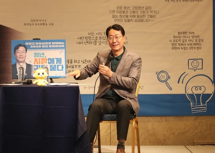 정명근 예비후보가 화성시장학관 제3관 신설을 약속했다. ⓒ캠프 제공