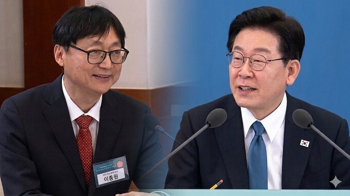 이종원 교수 발언 모습과 이재명 대통령 주재 회의 모습