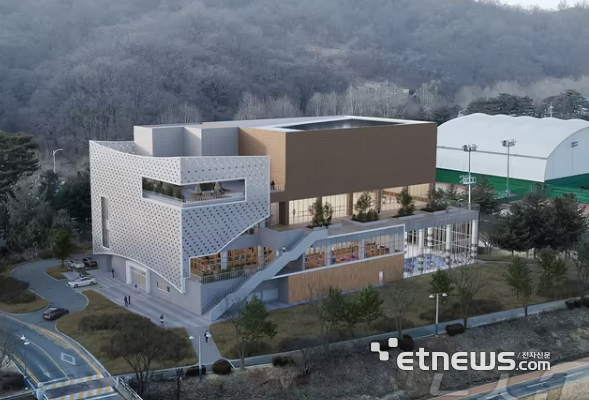 과천시 제2실내체육관 조감도.