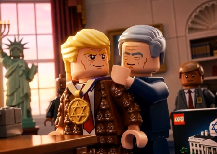 도널드 트럼프 대통령을 조롱한 인공지능(AI) 밈. 사진=엑스 캡처