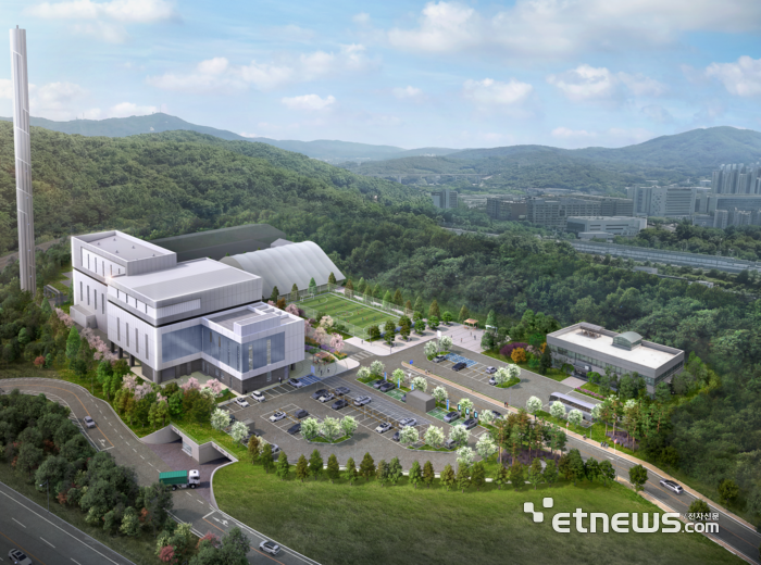 과천시자원정화센터 현대화사업 조감도.