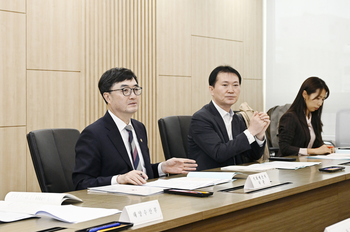 임기근 기획예산처 차관이 4월 6일 오후 서울 영등포구 중소기업중앙회에서 열린 '제7차 재정집행 점검회의'를 주재, 모두발언을 하고 있다. (사진=기획예산처)