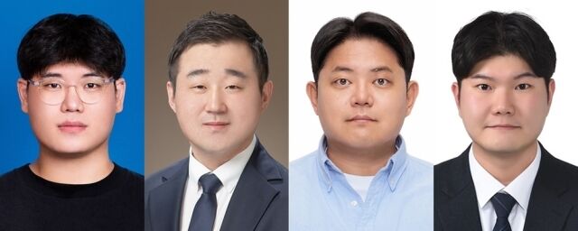 스포츠동아 김현세 기자, 스포츠서울 김민규·김동영·박연준 기자(왼쪽부터)./한국야구기자회