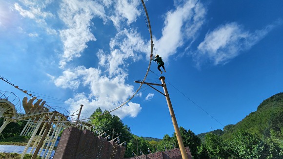 Gochang’s Zip Coaster: A Must-Try Spring Adventure for Nature Lovers!