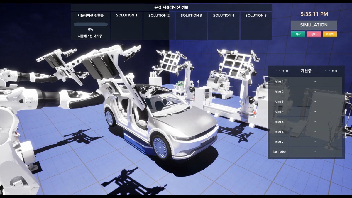 현대오토에버의 디지털 트윈 솔루션. 사진 제공=현대오토에버