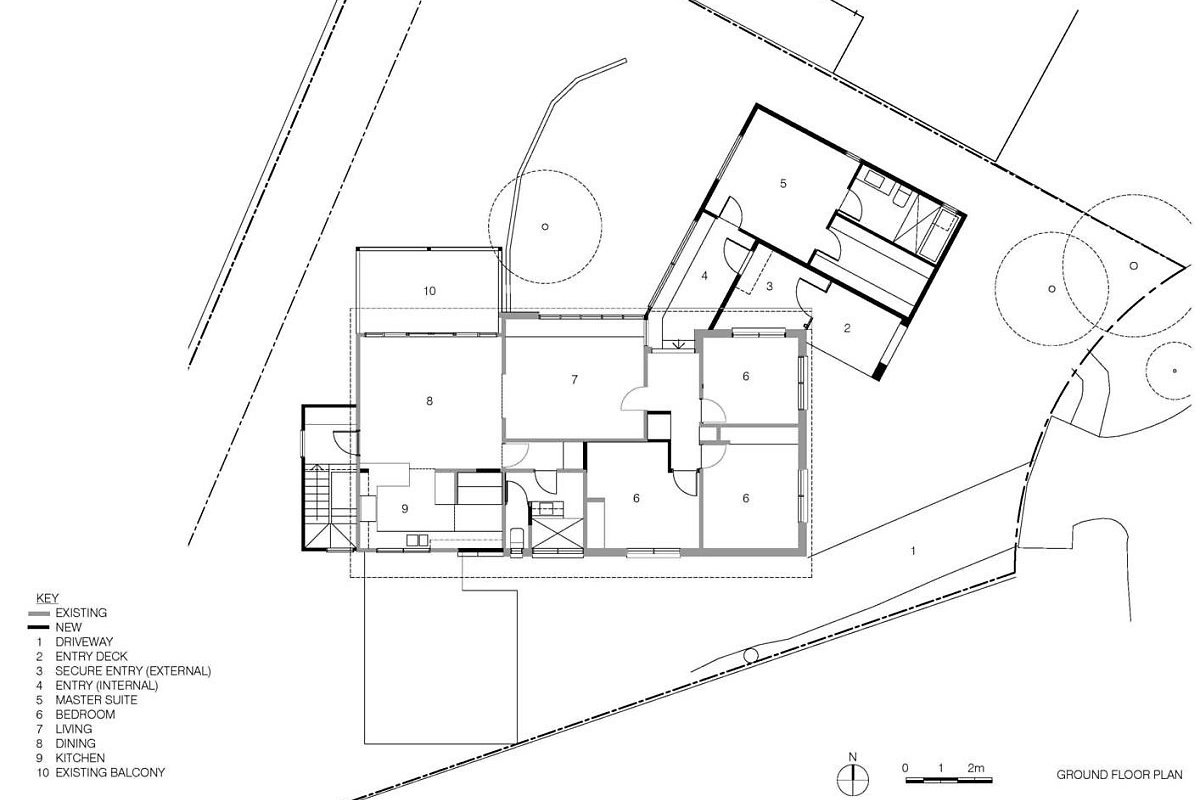 배치평면도 ©Inbetween Architecture