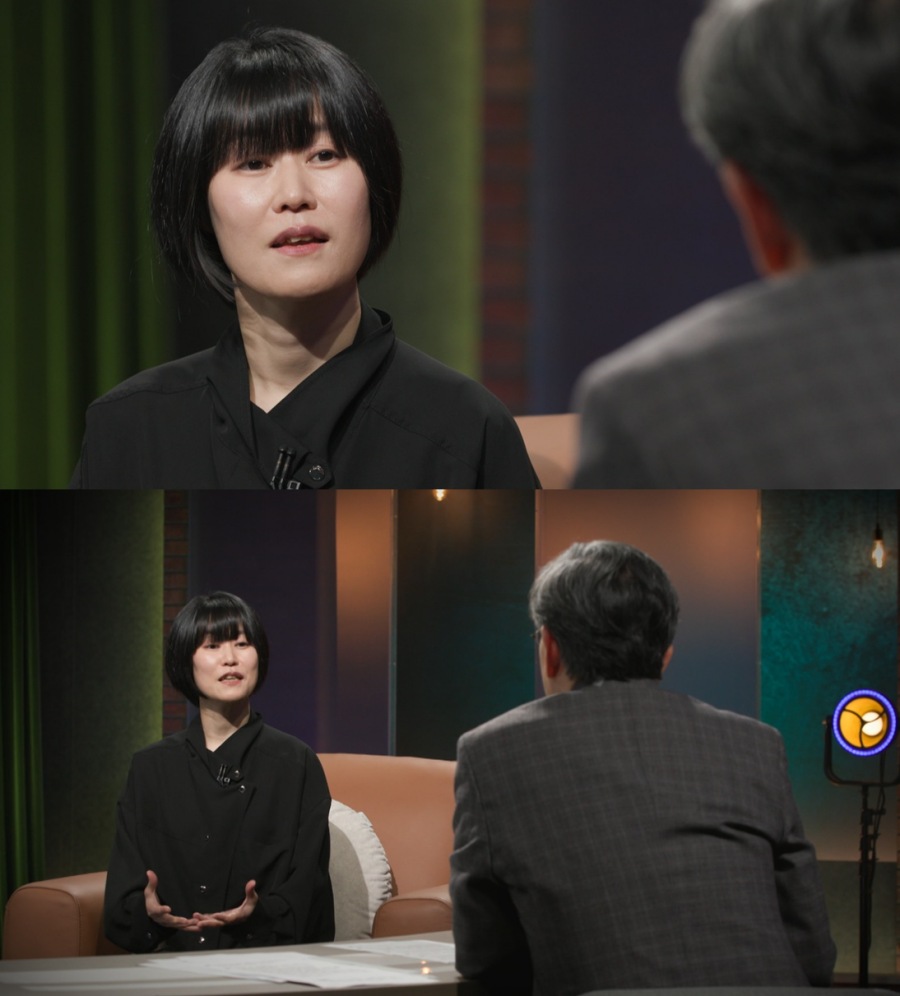 김애란, 첫 TV 인터뷰…손석희 \