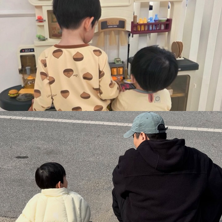 '에릭♥' 나혜미, 남편과 두 아들 자랑하며 \