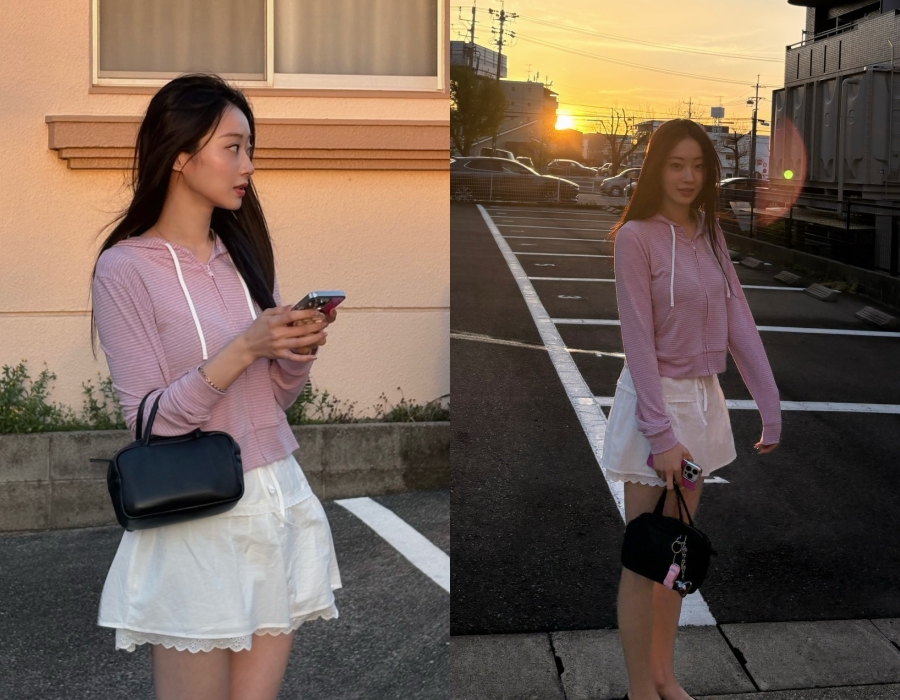 걸그룹 출신 미녀들의 봄나들이 룩은 초미니…벚꽃보다 아름다운 각선미