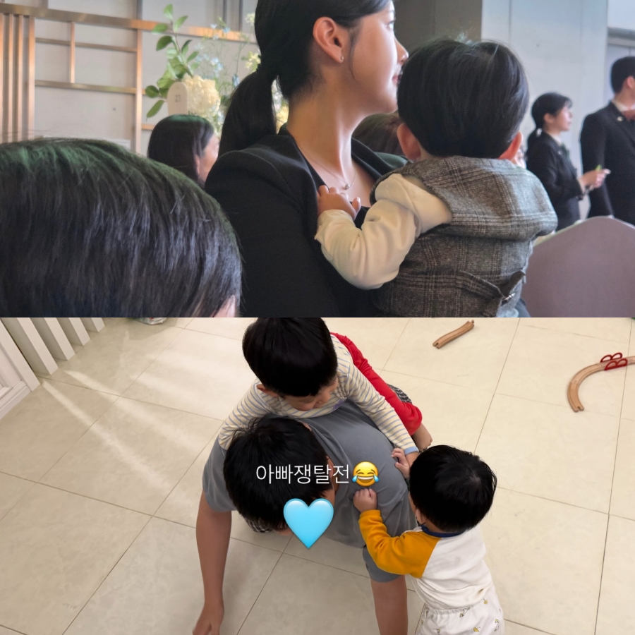 나혜미가 남편 에릭과 두 아들의 일상을 공개했다. / 사진 : 나혜미 인스타그램