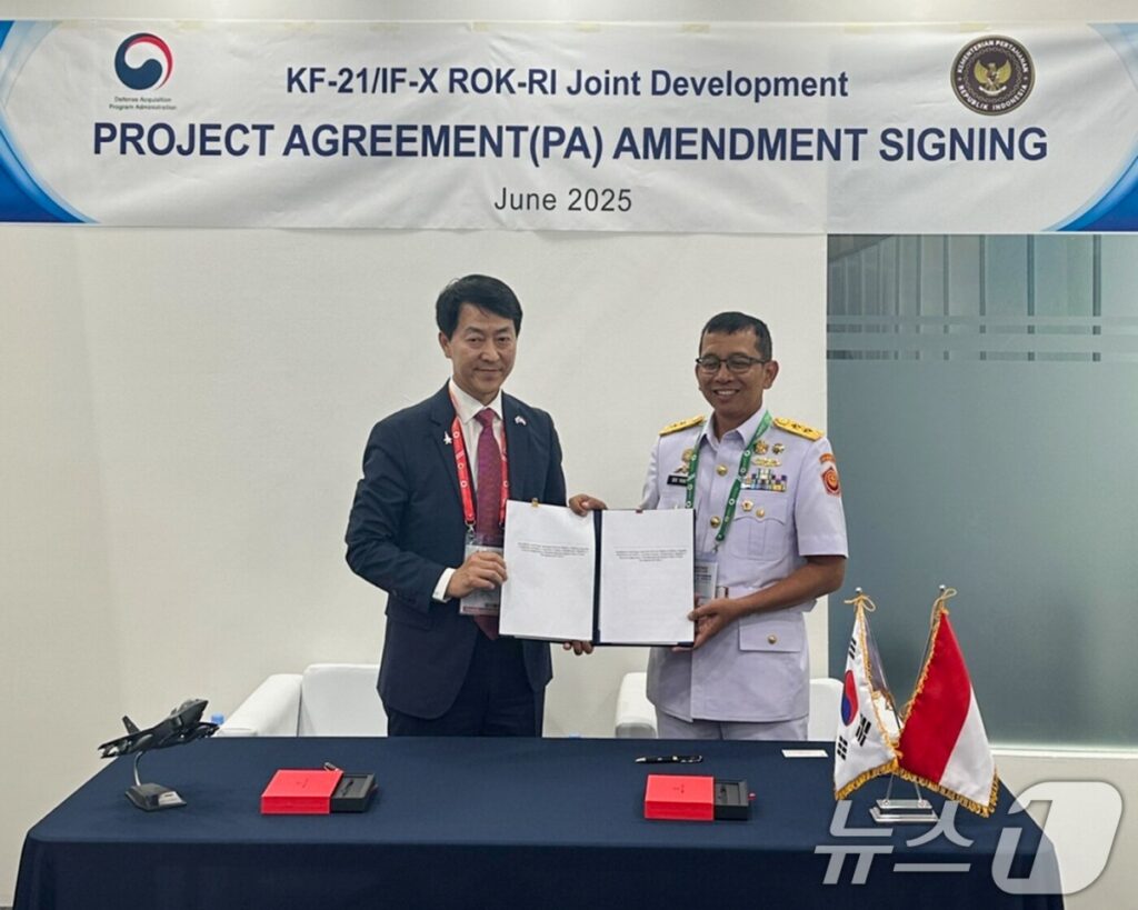 &nbsp;   Amended KF-21 joint development basic agreement / Source: News1