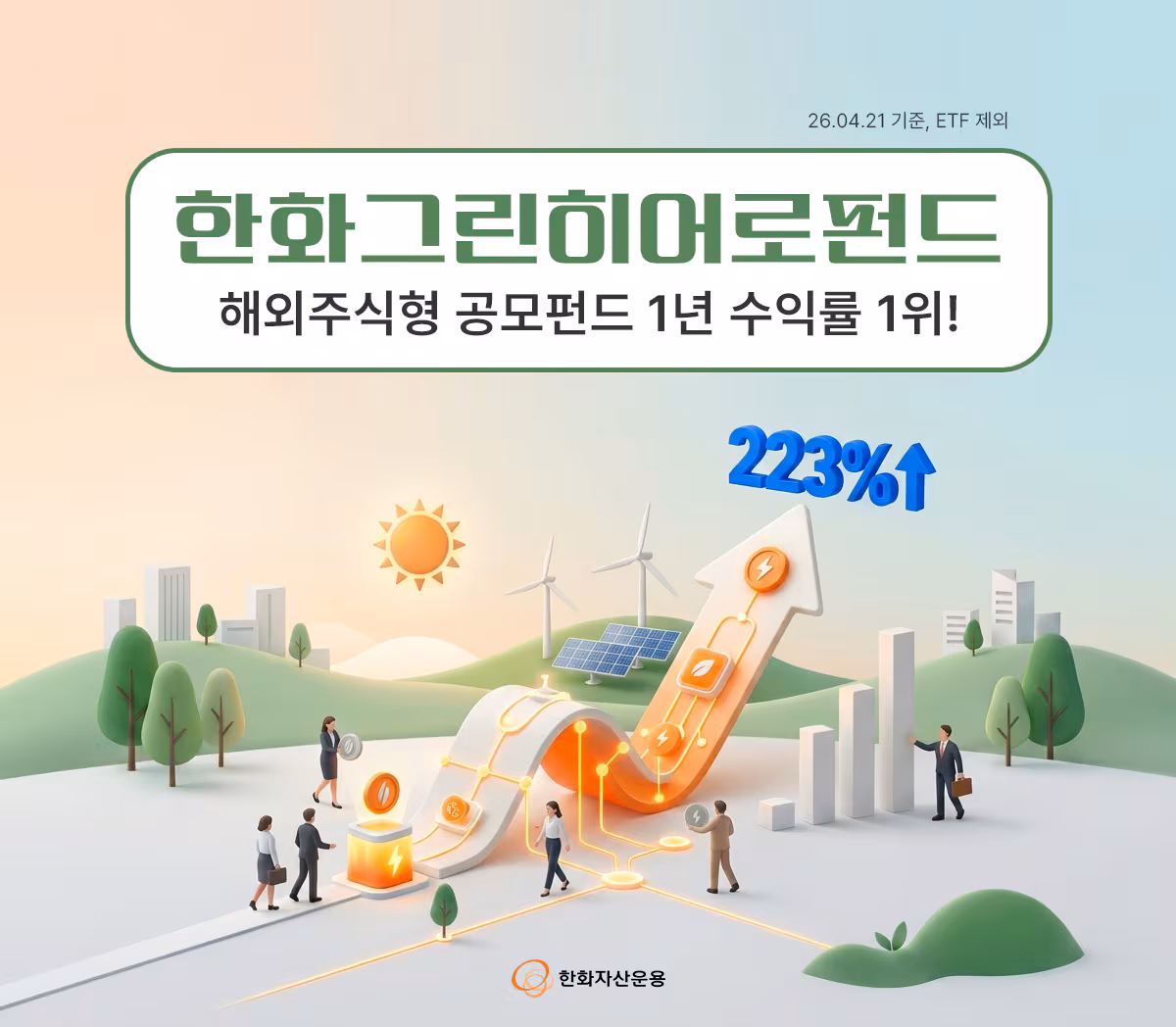 한화자산운용의 한화그린히어로펀드./한화자산운용 제공