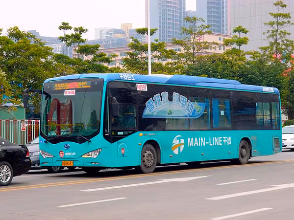 중국 BYD가 만든 전기버스.  / BYD 제공 