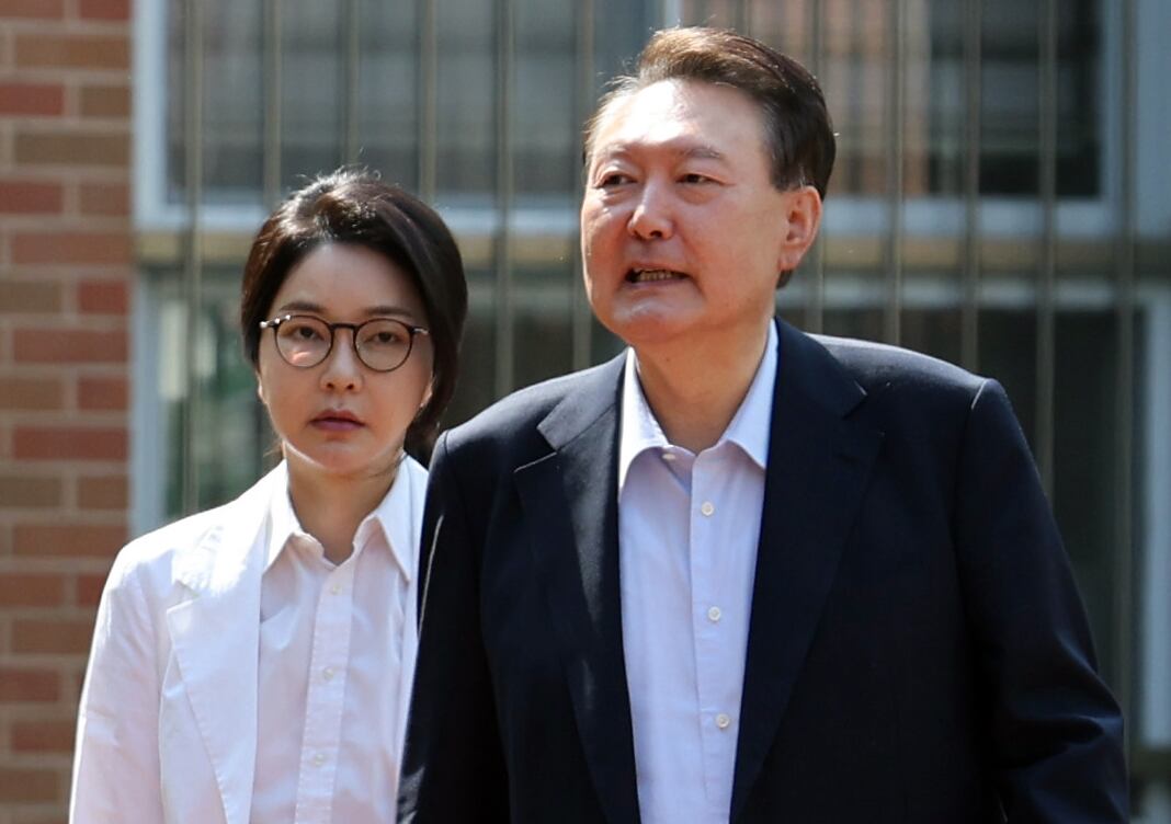 윤석열 전 대통령과 김건희 여사. /뉴스1
