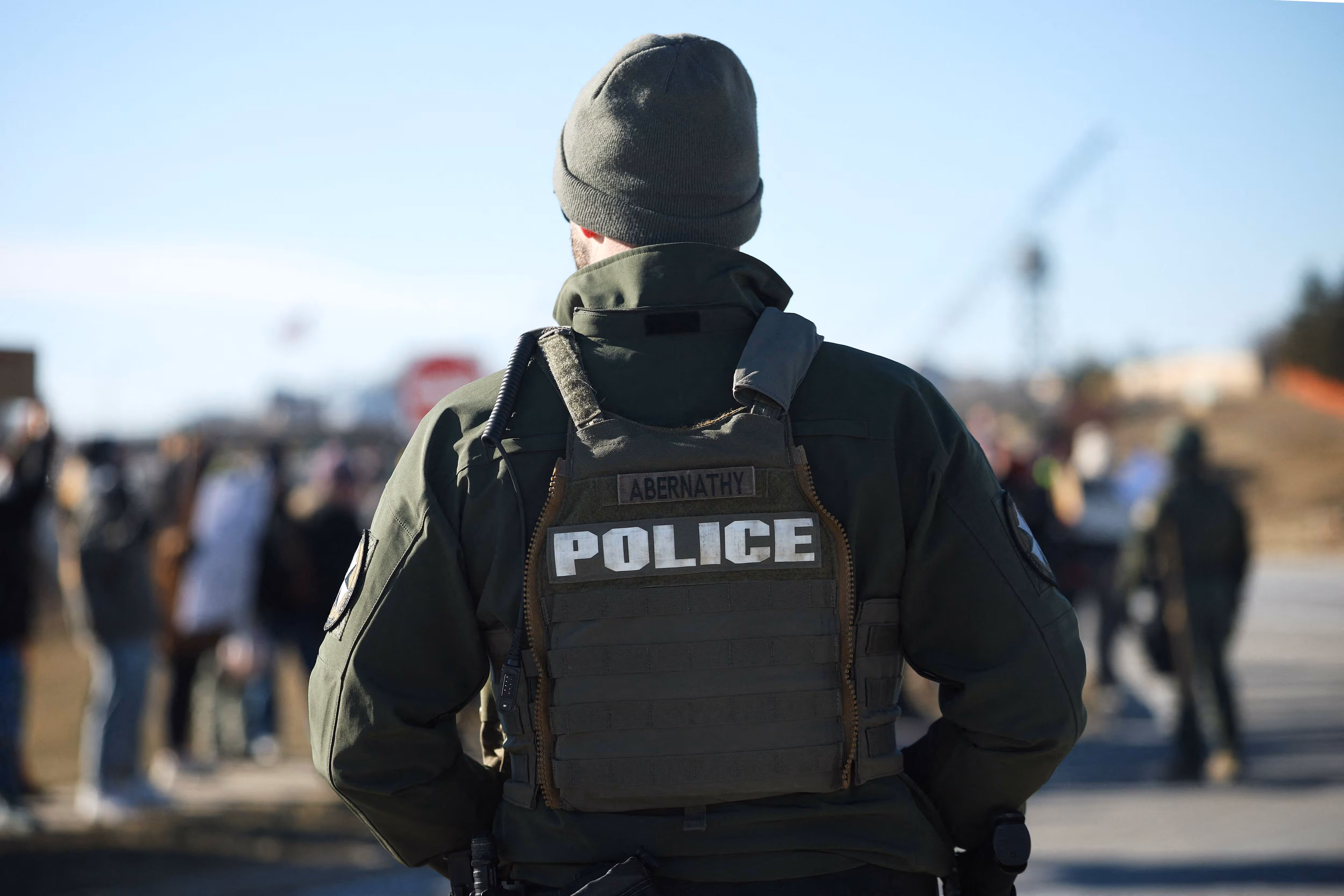 미국 경찰 모습. /연합뉴스