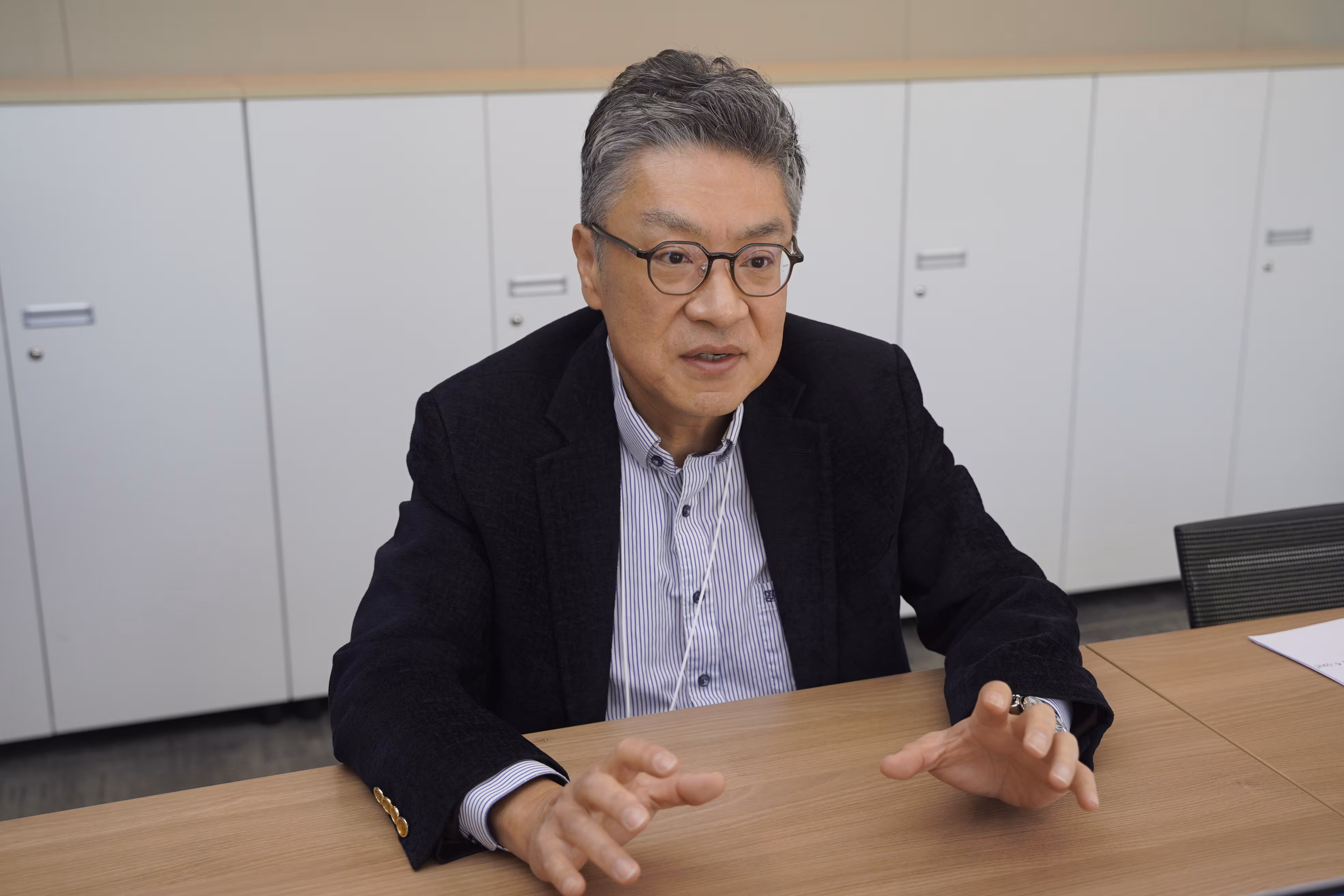 고형종 총괄 사장이 7일 경기 성남시 알파칩스 본사에서 조선비즈와 인터뷰를 하고 있다./알파칩스 제공
