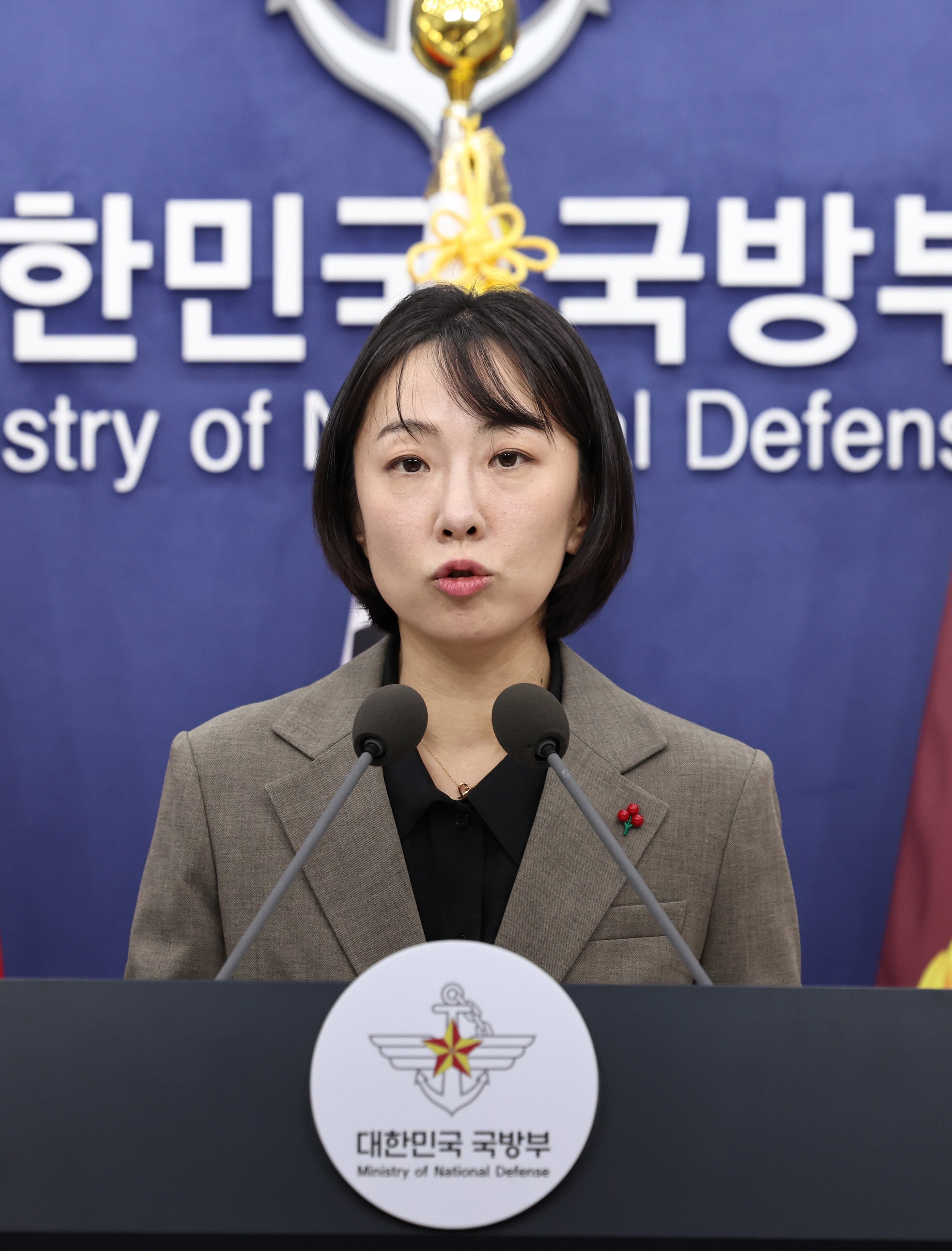  정빛나 국방부 대변인. /뉴스1