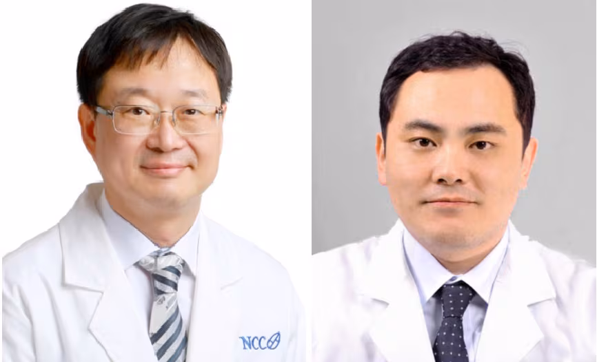 (왼쪽부터) 국립암센터 소속 암생물학연구부 김수열 최고연구원, 간담도췌장암센터 우상명 센터장. /국립암센터