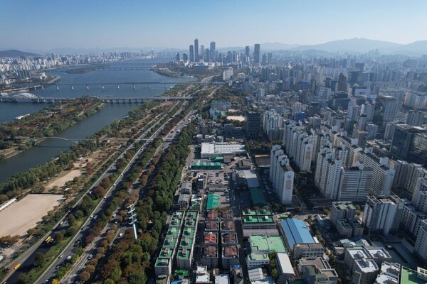 서울 영등포구 롯데칠성음료 부지 전경. / 롯데물산