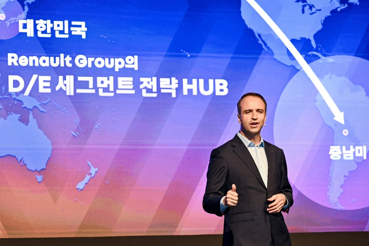 니콜라 파리 르노코리아 대표이사. / 르노코리아