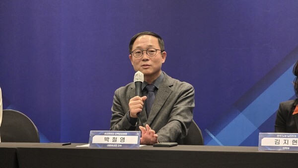 박철영 강북삼성병원 내분비내과 교수는 당장 GLP-1을 사용해야하는 환자도 당뇨병용제 일반원칙으로 인해 사용할 수 없다는 한계점이 해결될 필요가 있다고 강조했다. / 김동명 기자