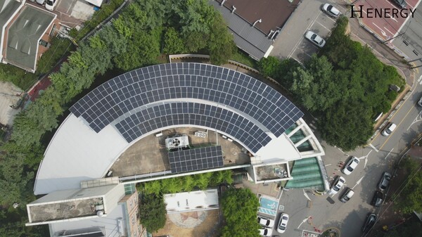 구독형 태양광 발전소 O&M 플랫폼 ‘솔라온케어’로 운영관리 중인 광면시민전력발전소 7호기 [사진: 에이치에너지]