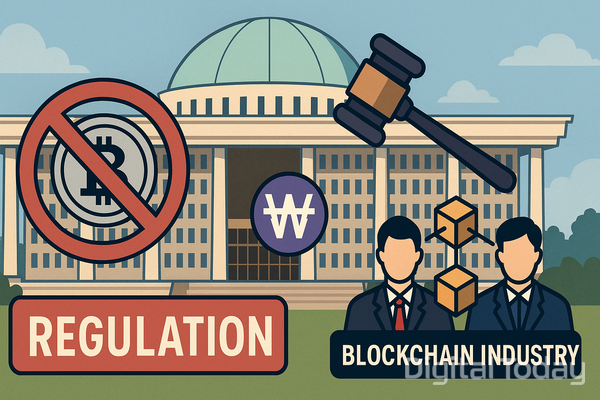 디지털자산기본법의 국회 통과가 쉽지 않을 전망이다 [사진: 챗GPT]