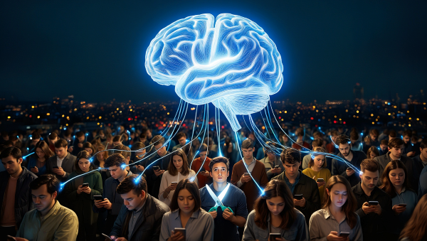 AI 문장 추천 기능이 사용자의 의견을 변화시킨다는 연구 결과가 나왔다. [사진: Reve AI]