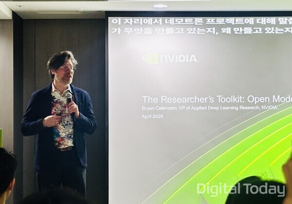 브라이언 카탄자로(Bryan Catanzaro) 엔비디아 응용 딥러닝 연구 부문 부사장 [사진: 석대건 기자]