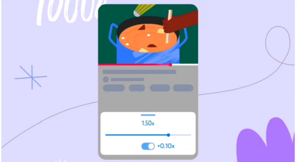 유튜브가 오토 스피드와 온더고 기능을 테스트 중이다. [사진: 안드로이드 오소리티]