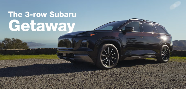 스바루가 3열 전기 SUV 겟어웨이를 공개했다. [사진:스바루 유튜브]