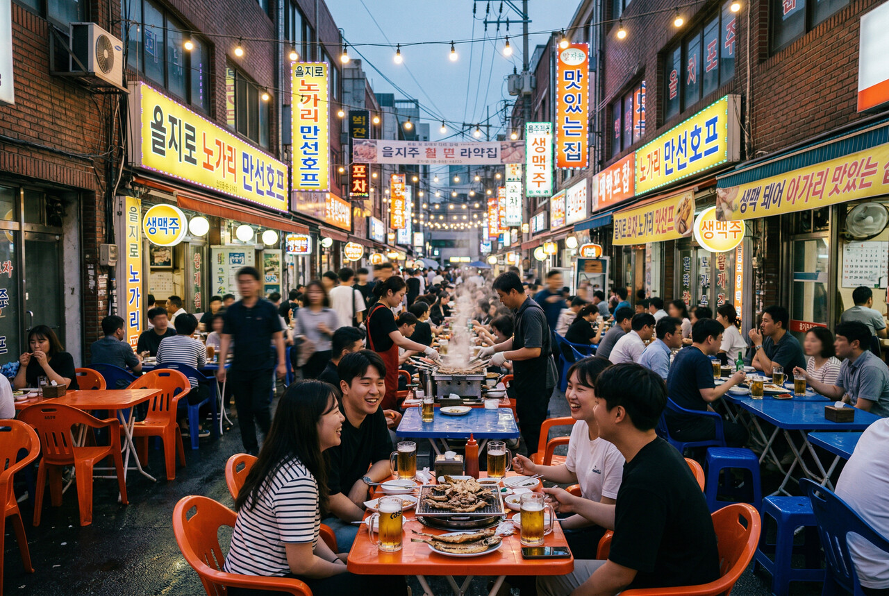 을지로 야장 / 기사의 이해를 돕기 위한 AI이미지