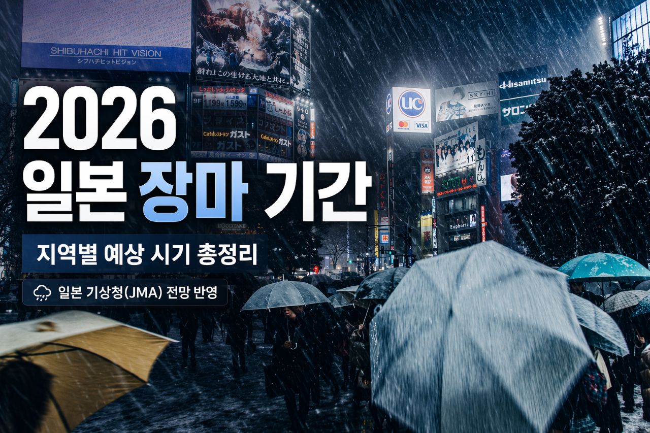 2026 일본 장마 기간 / ⓒ인포매틱스뷰