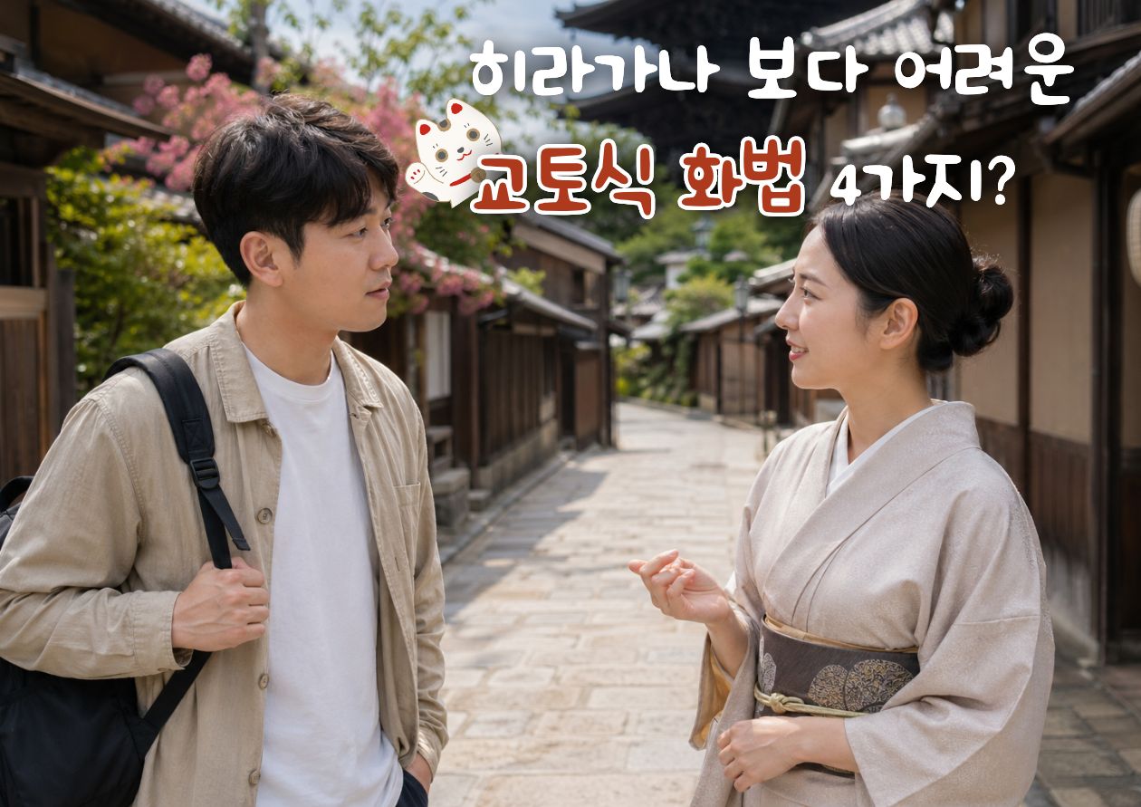 교토식 화법 4가지 / 인포매틱스뷰(폰트출처:THE 녹차덕후)