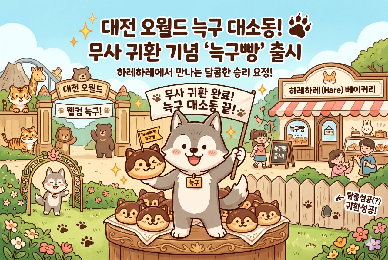 늑구빵, 대전 승리의 요정으로 / AI생성형 이미지