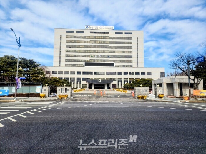 전북자치도 군산시청 전경