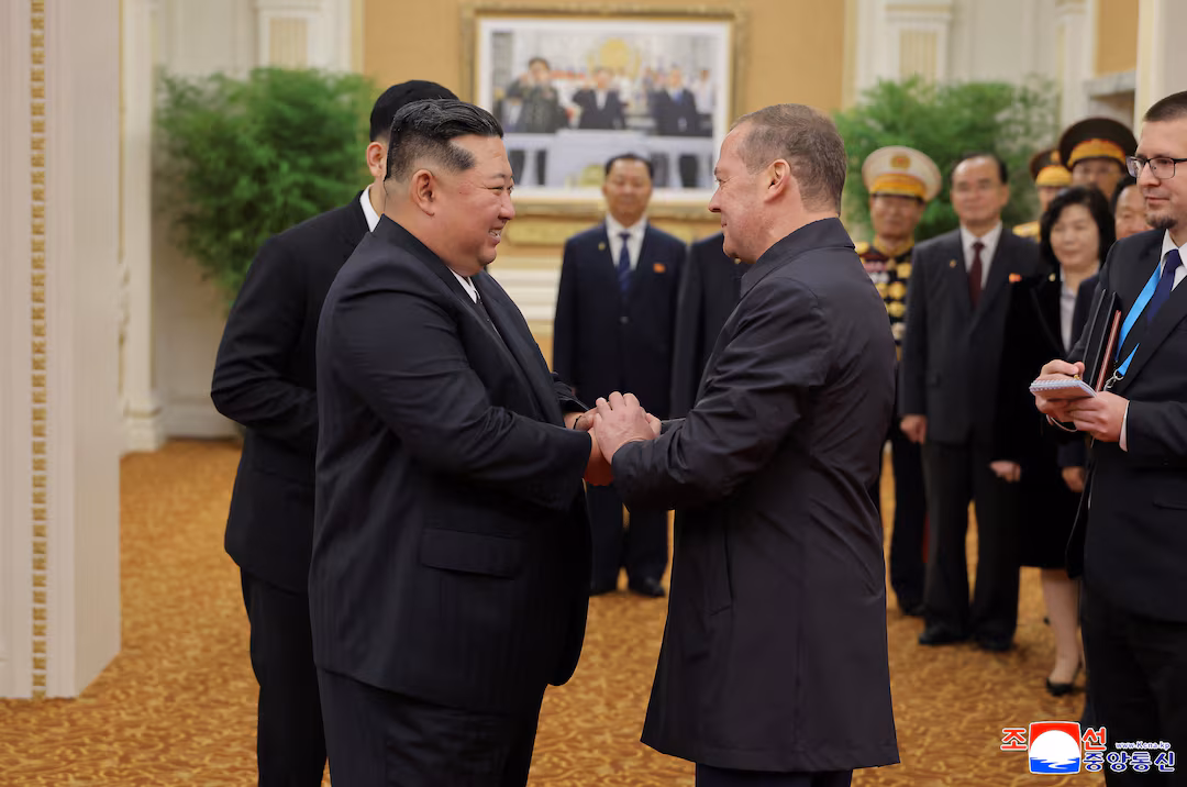Russia's Medvedev holds talks with North Korea's Kim, Russian agencies  report | Reuters
