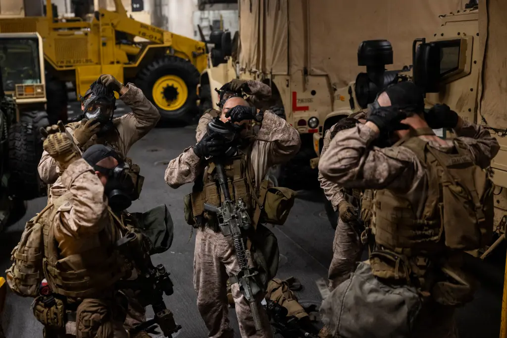 Little-known Marine group deployed from California to Middle East