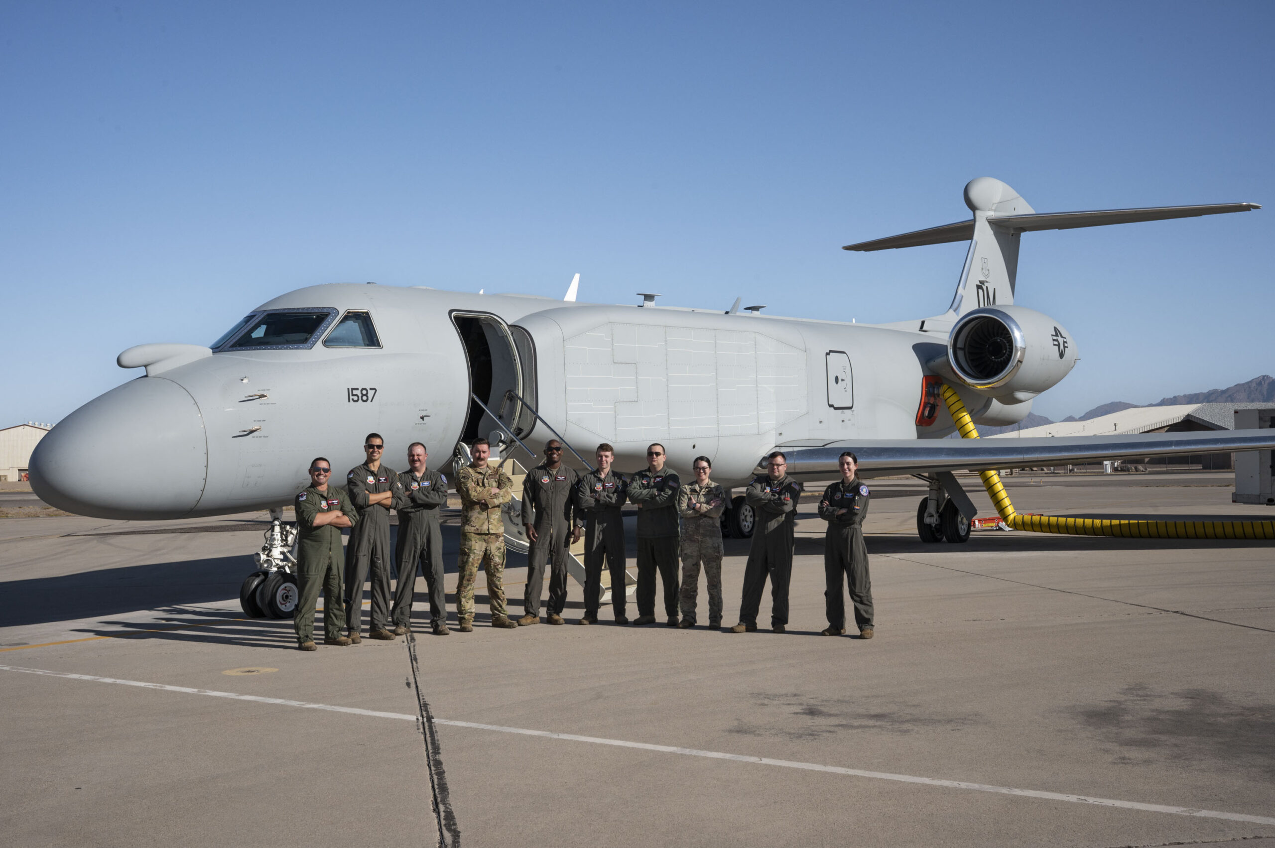 USAF's EA-37B Compass Call has conducted its first mission training sortie  - European Security & Defence
