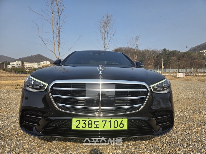 메르세데스-벤츠의 플래그십 세단 ‘S450 4MATIC’. 양평 | 원성윤 기자 socool@sportsseoul.com