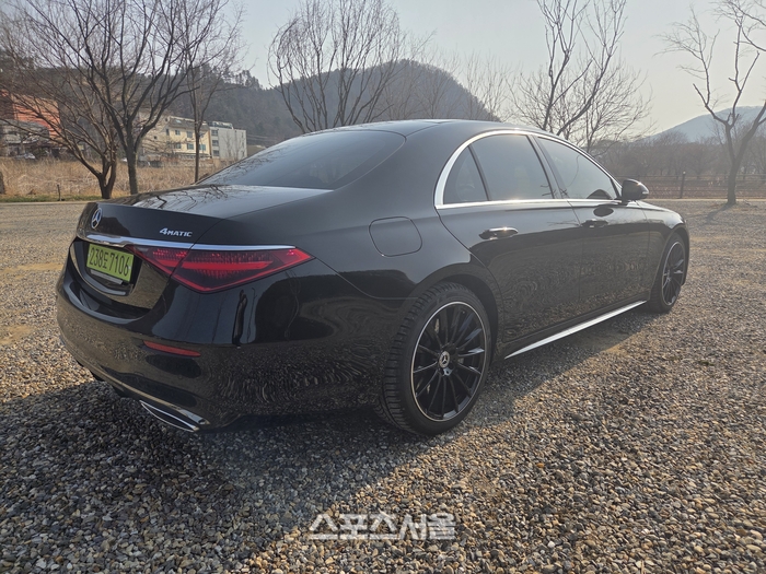 메르세데스-벤츠의 플래그십 세단 ‘S450 4MATIC’. 양평 | 원성윤 기자 socool@sportsseoul.com
