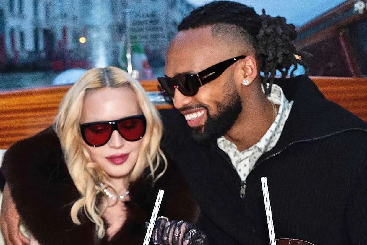 Madonna and Akeem Morris in Venice / Credit: Instagram